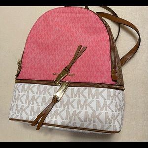 Michael Kors backpack like new.